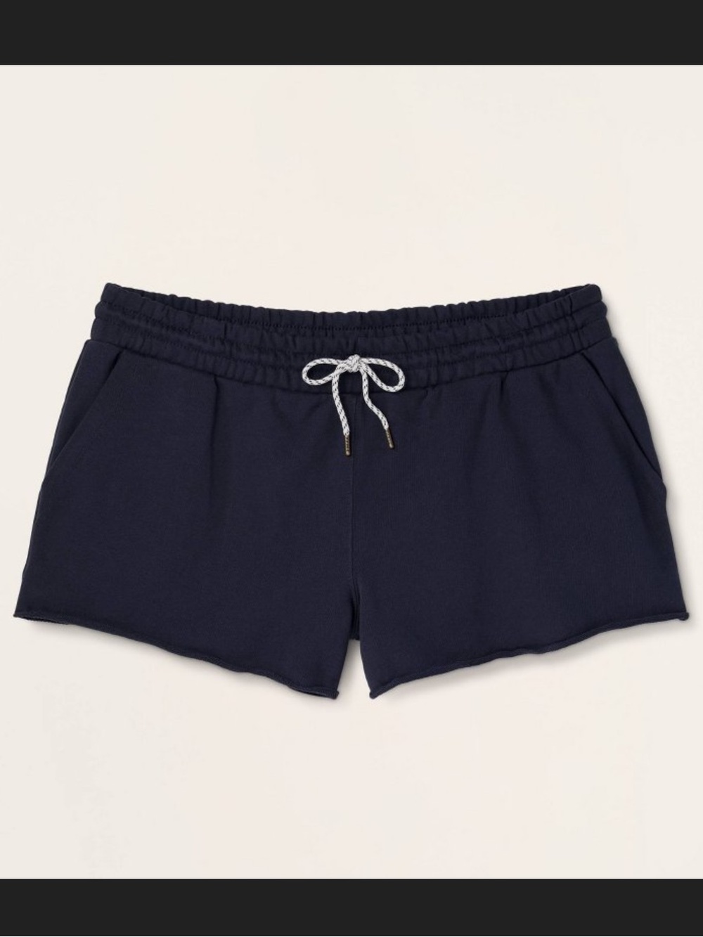 Mid-Rise Pull-On Sweatshorts - Parke x Target Navy Blue NEW - Picture 2 of 4